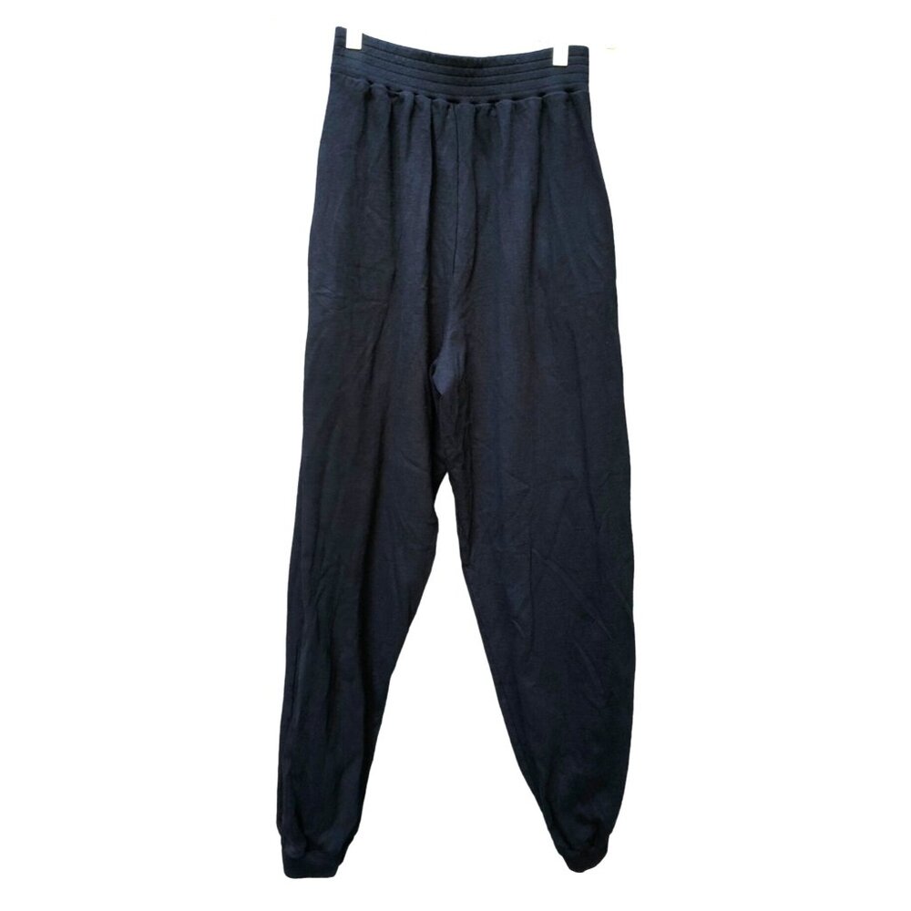 Vintage NOS w Tag Danskin Sportwear Womens Relaxed Fit Athletic Pants Black Sz L - Picture 2 of 5